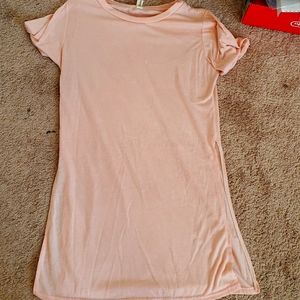 Light Pink Short Sleeve Top